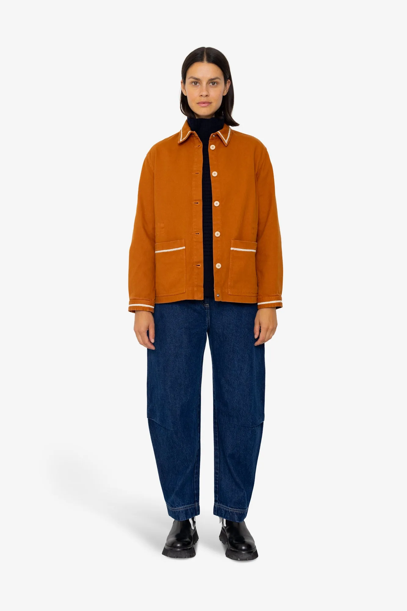 Assembly Jacket - Dark Ginger Twill sold by Folk product image thumbnail 2