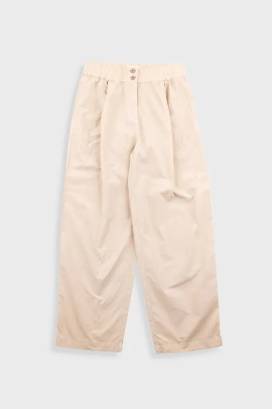 Drawcord Baggy Pants - Light Stone made by Folk