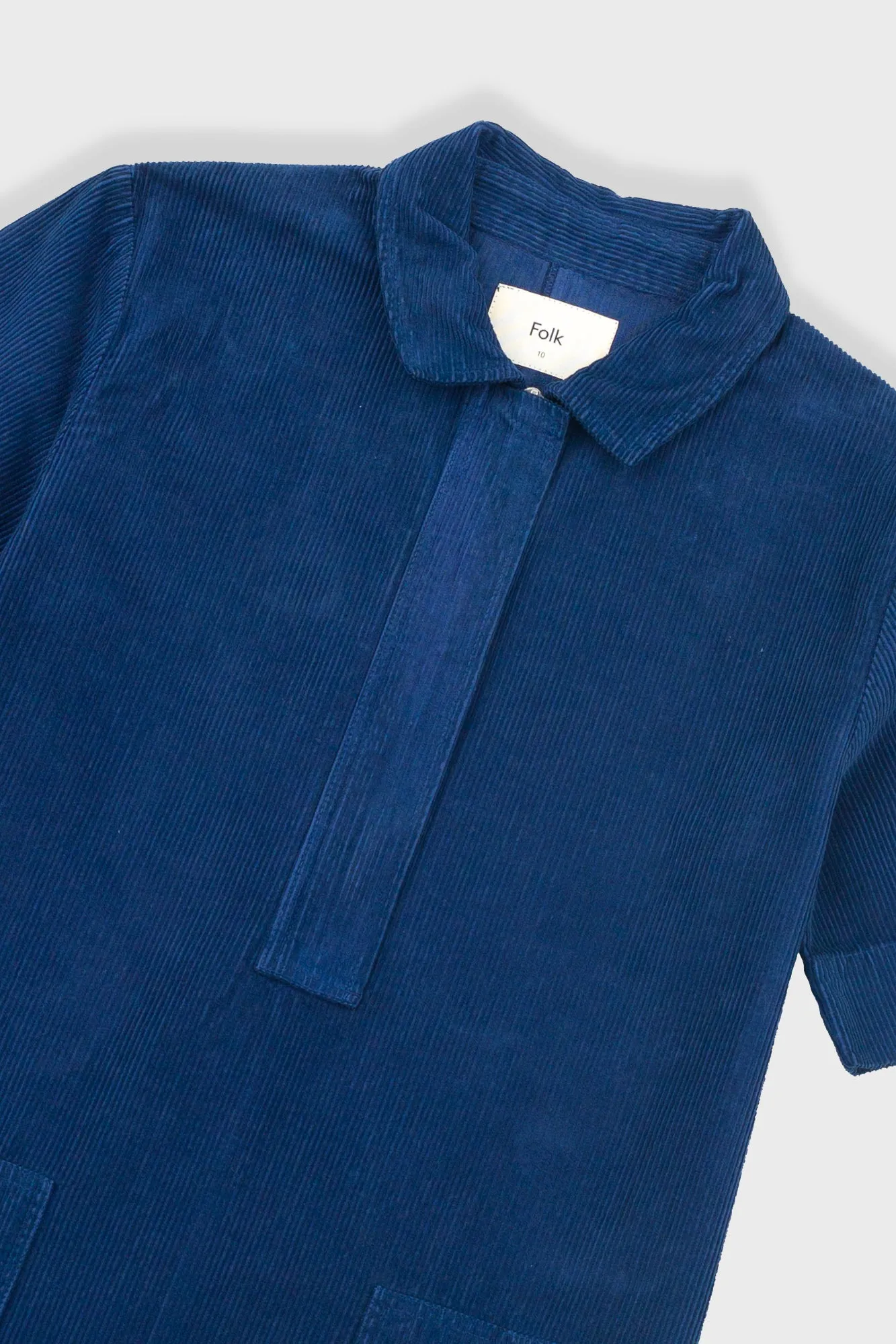 A-Line Zip Dress - Washed Ink sold by Folk product image thumbnail 5