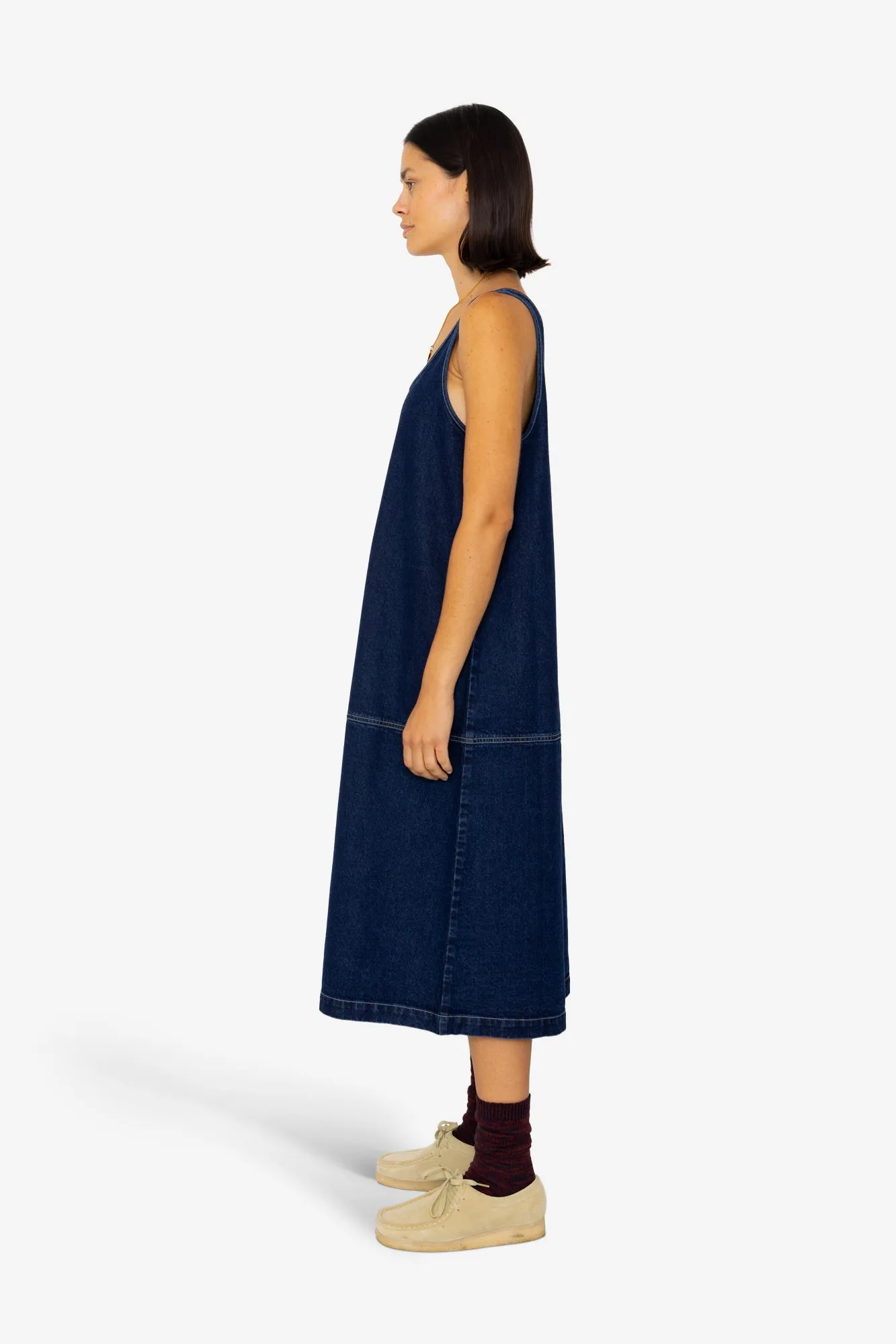 Slip Dress - Indigo Denim sold by Folk product image thumbnail 4