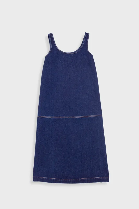 Slip Dress - Indigo Denim made by Folk