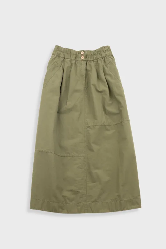 Maxi Skirt - Dark Olive made by Folk