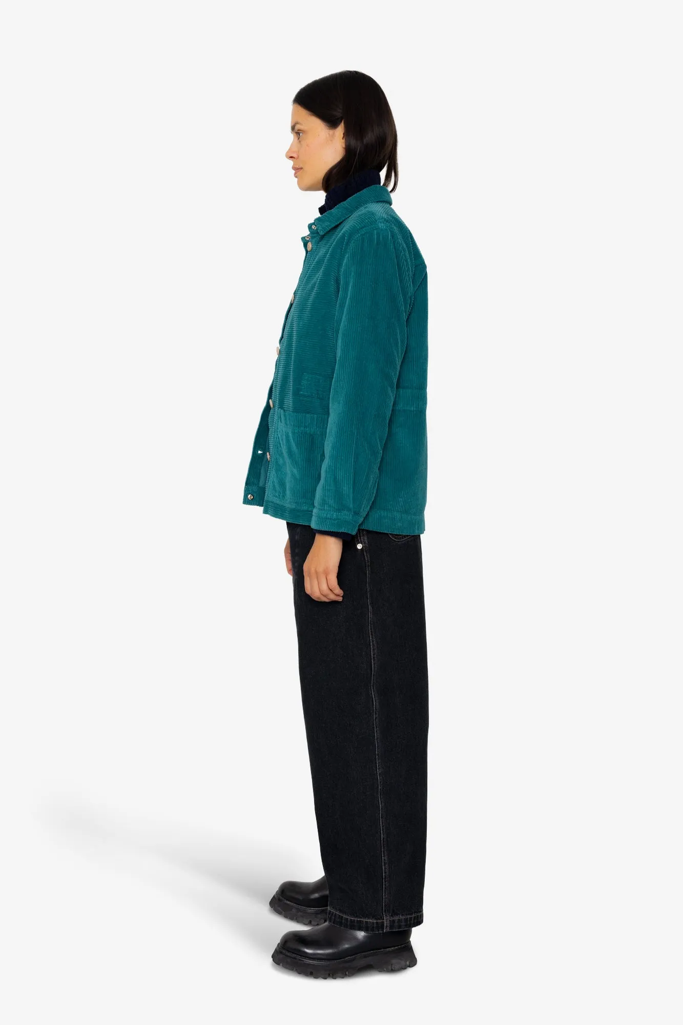 Assembly Jacket - Dark Teal Directional Cord sold by Folk product image thumbnail 4