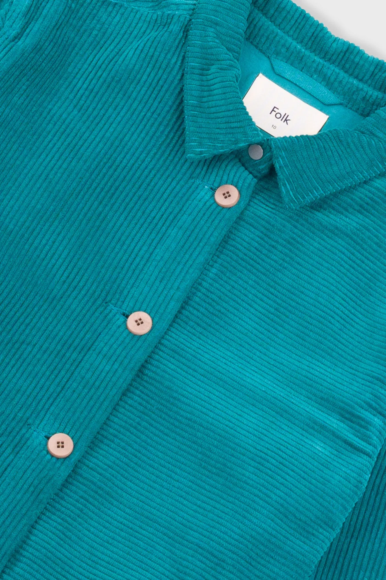 Assembly Jacket - Dark Teal Directional Cord sold by Folk product image thumbnail 5