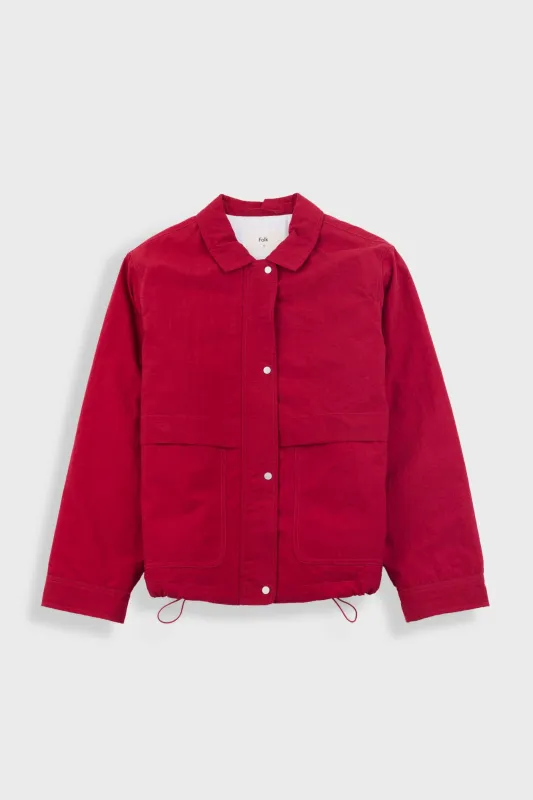 Blouson - Crimson Ripstop Nylon made by Folk
