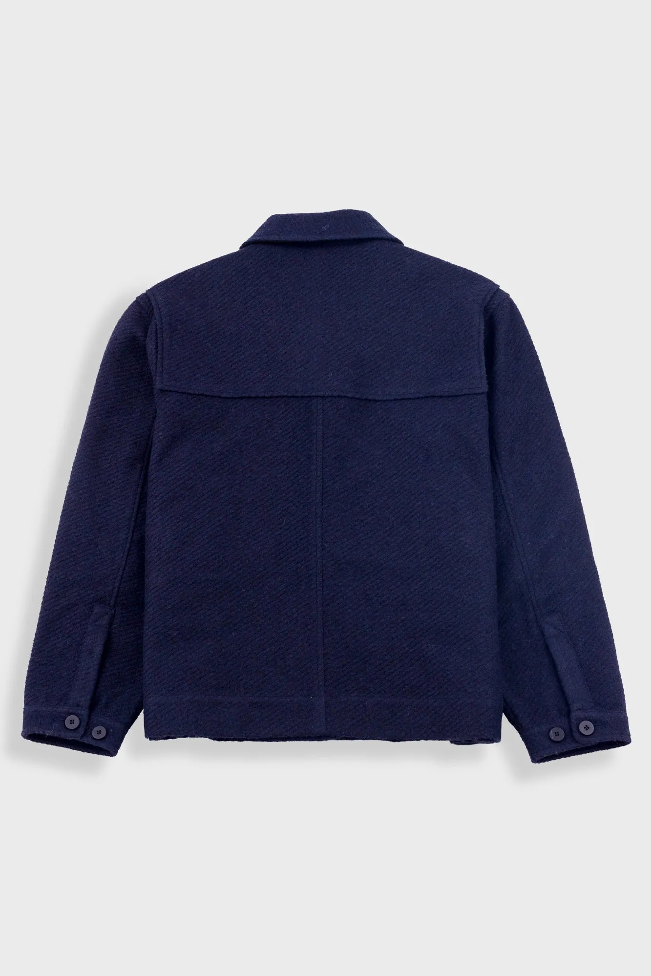 Duffle Coat - Navy Wool Twill sold by Folk product image thumbnail 5