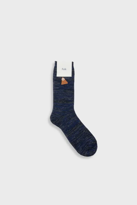 Wool Melange Socks - Midnight Mix made by Folk