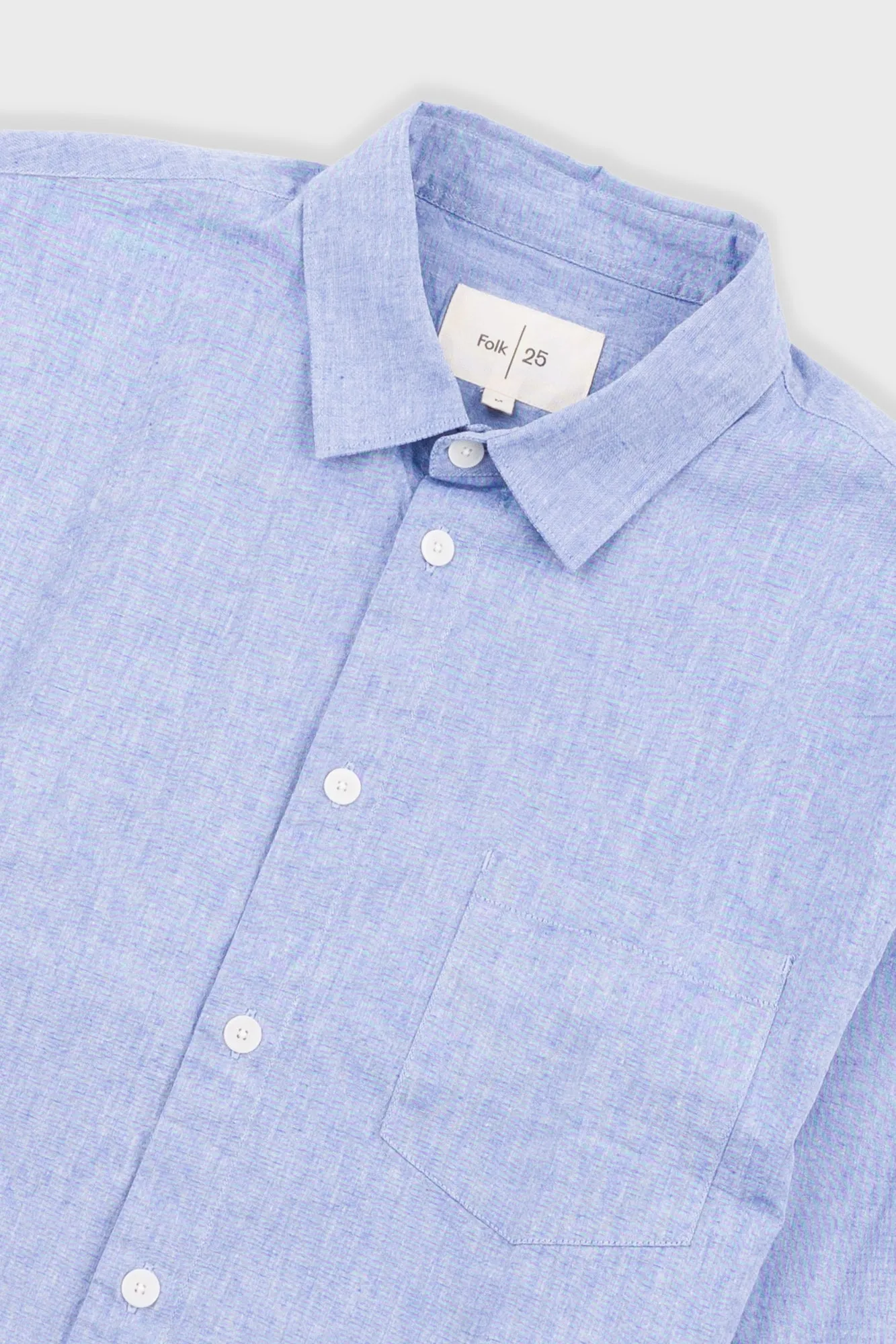 Relaxed Fit Shirt - Blue Texture sold by Folk product image thumbnail 5