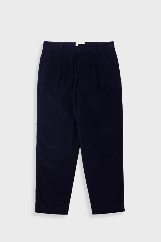 Assembly Suit Trouser - Midnight Navy Cord sold by Folk
