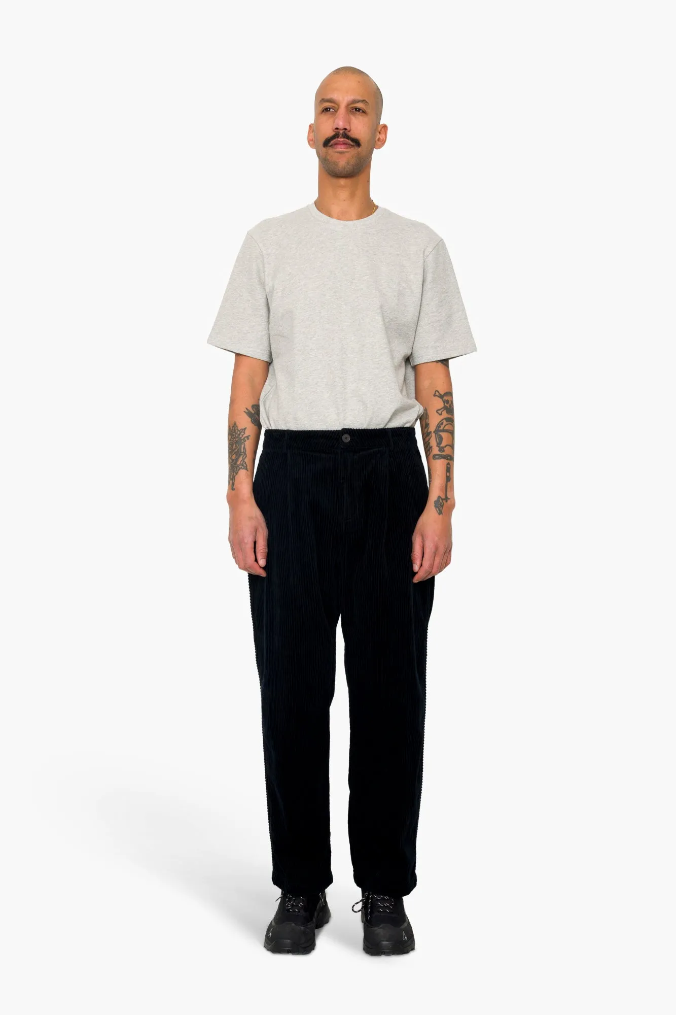 Wide Fit Trouser - Deep Navy Chunky Cord sold by Folk product image thumbnail 2