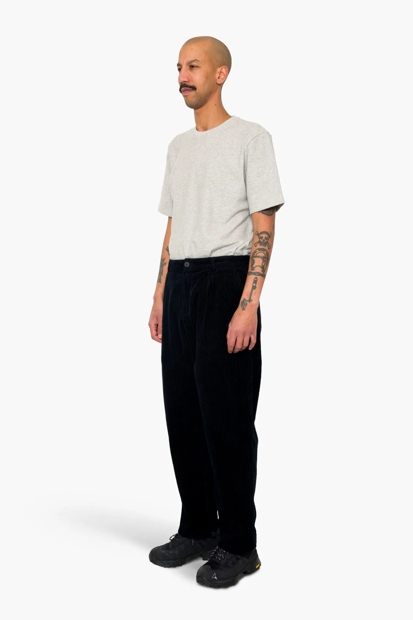 Wide Fit Trouser - Deep Navy Chunky Cord sold by Folk product image thumbnail 3