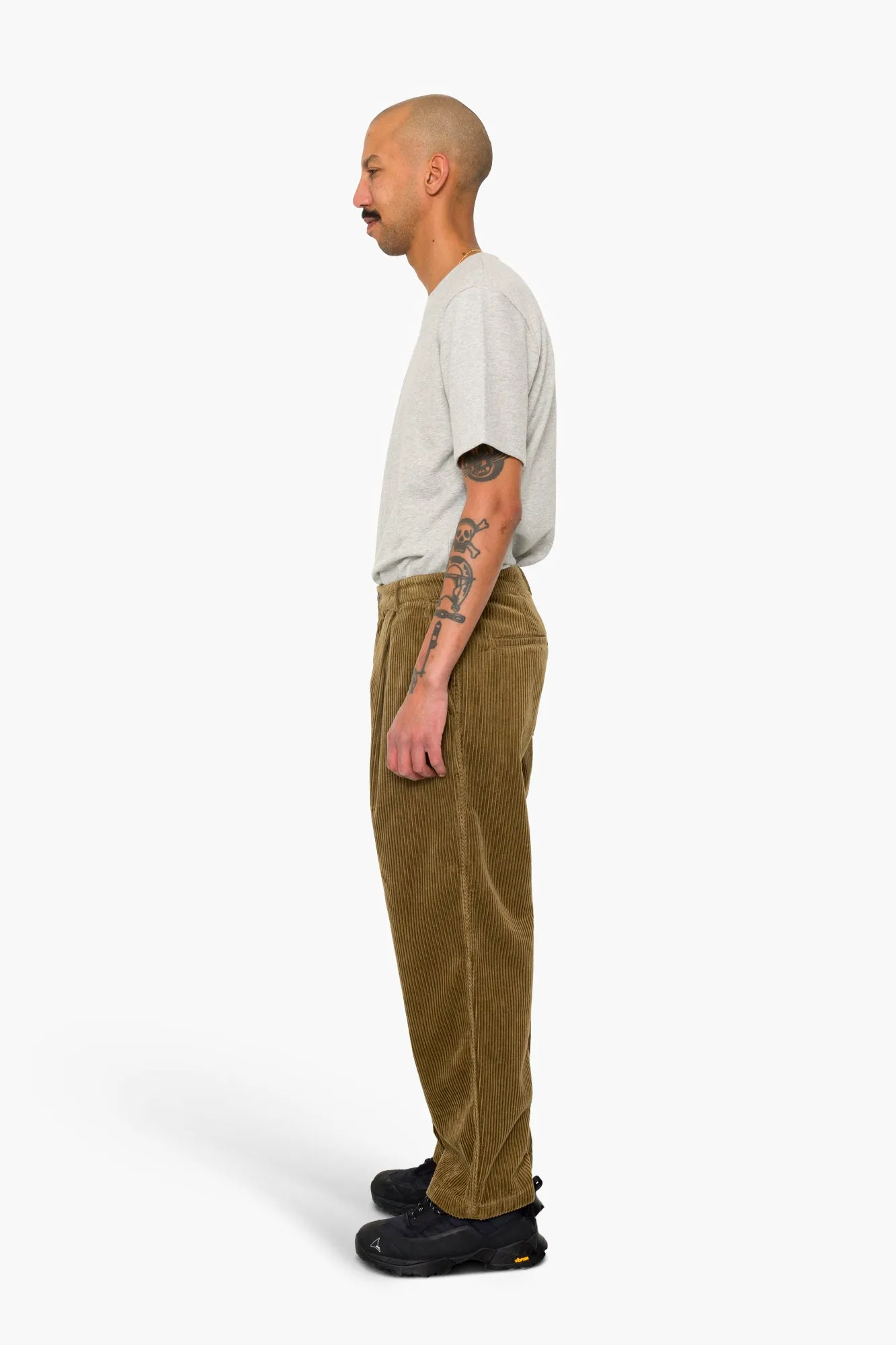 Wide Fit Trouser - Soft Brown Chunky Cord sold by Folk product image thumbnail 4