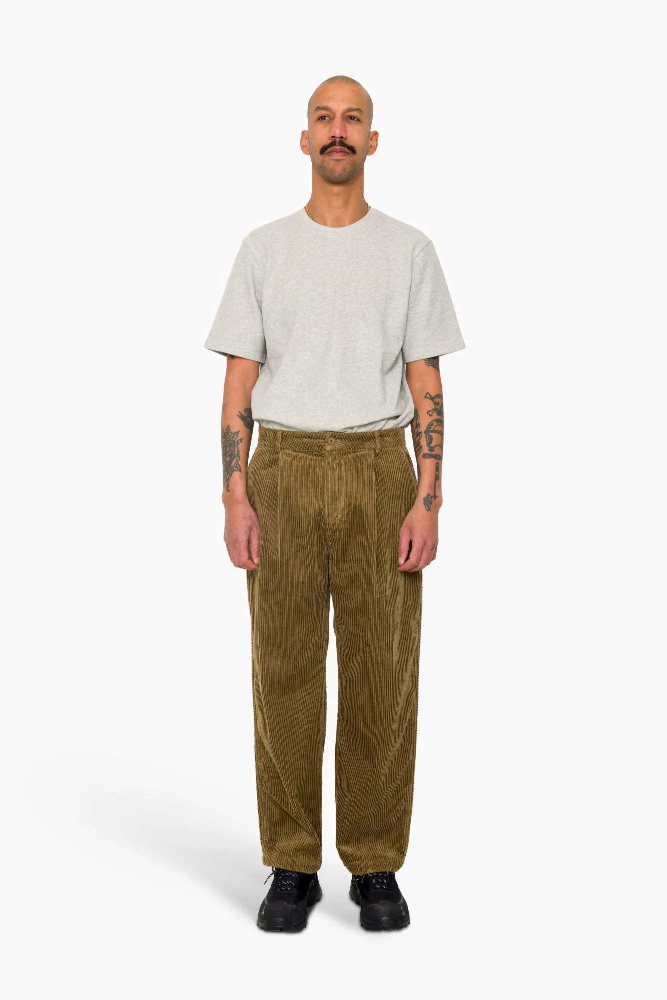 Wide Fit Trouser - Soft Brown Chunky Cord sold by Folk product image thumbnail 2