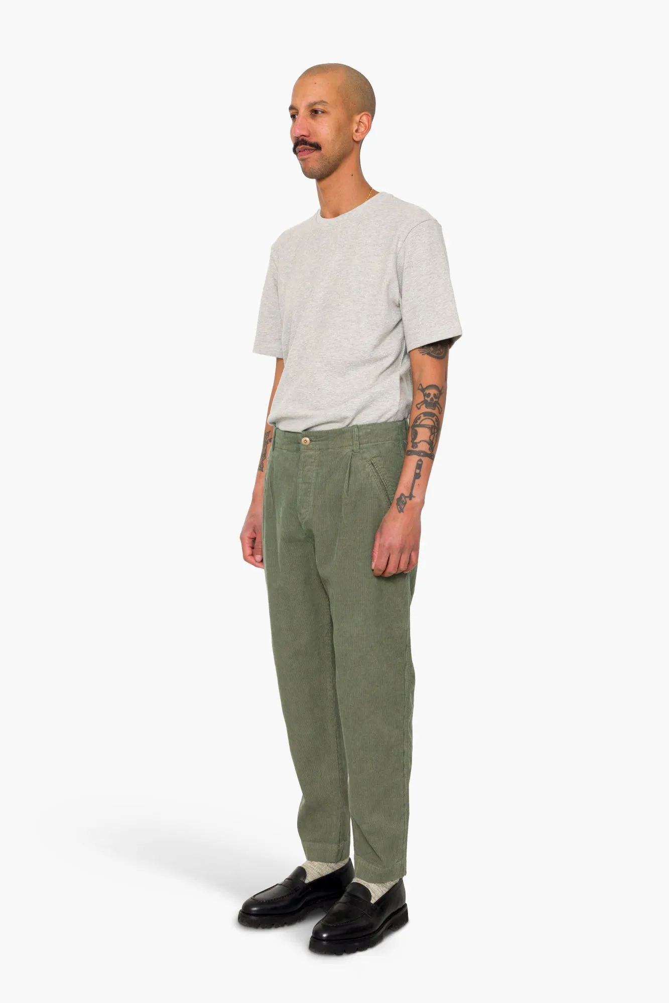 Assembly Pant - Dark Olive Cord sold by Folk product image thumbnail 3