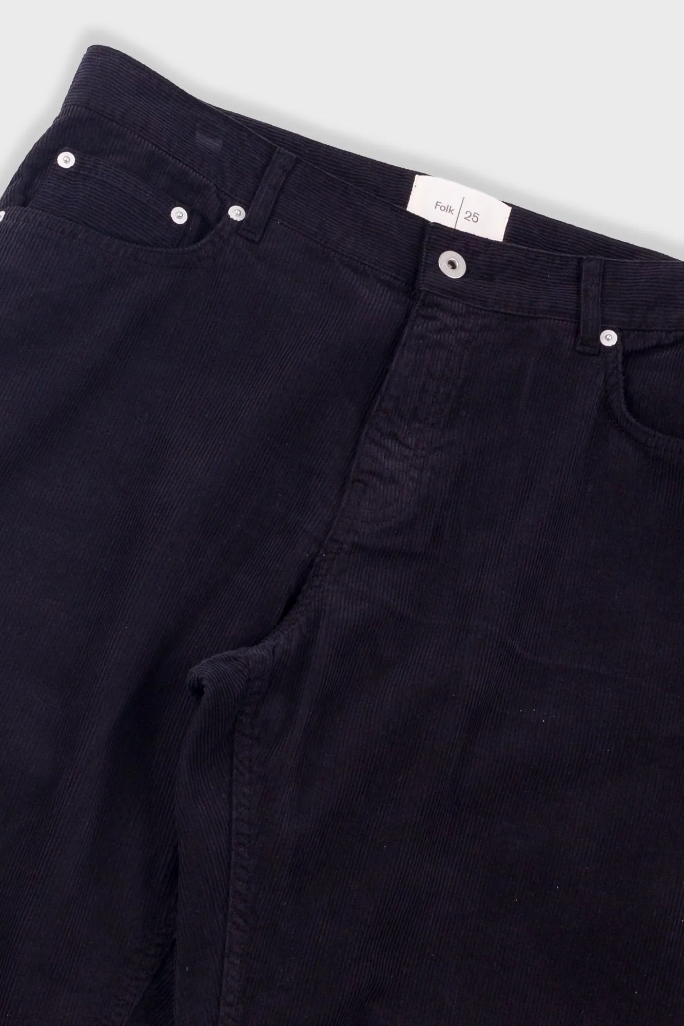 5 Pocket Trouser - Soft Black Cord sold by Folk product image thumbnail 5
