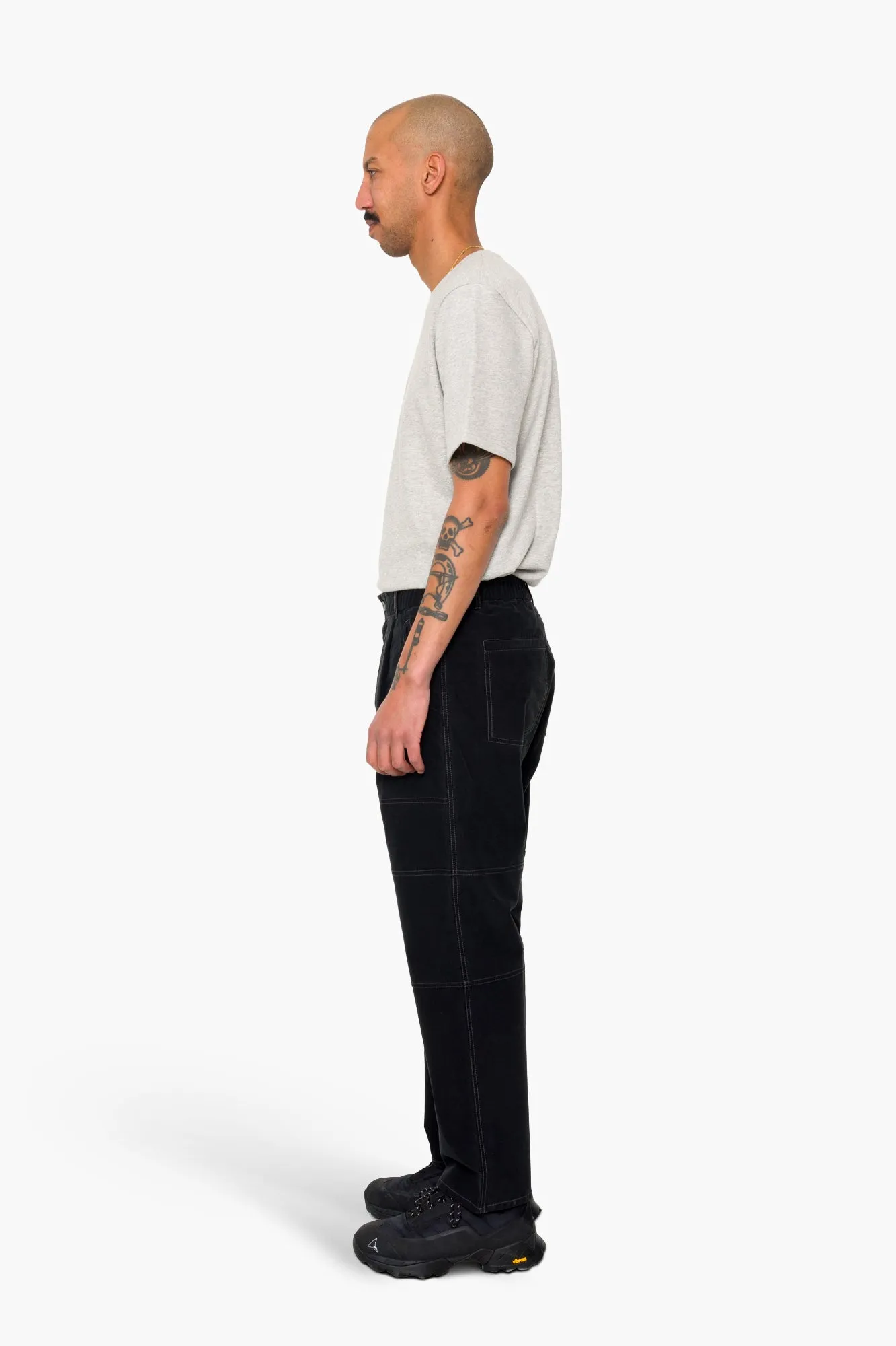 Assembly Utility Trouser - Black Brushed sold by Folk product image thumbnail 4