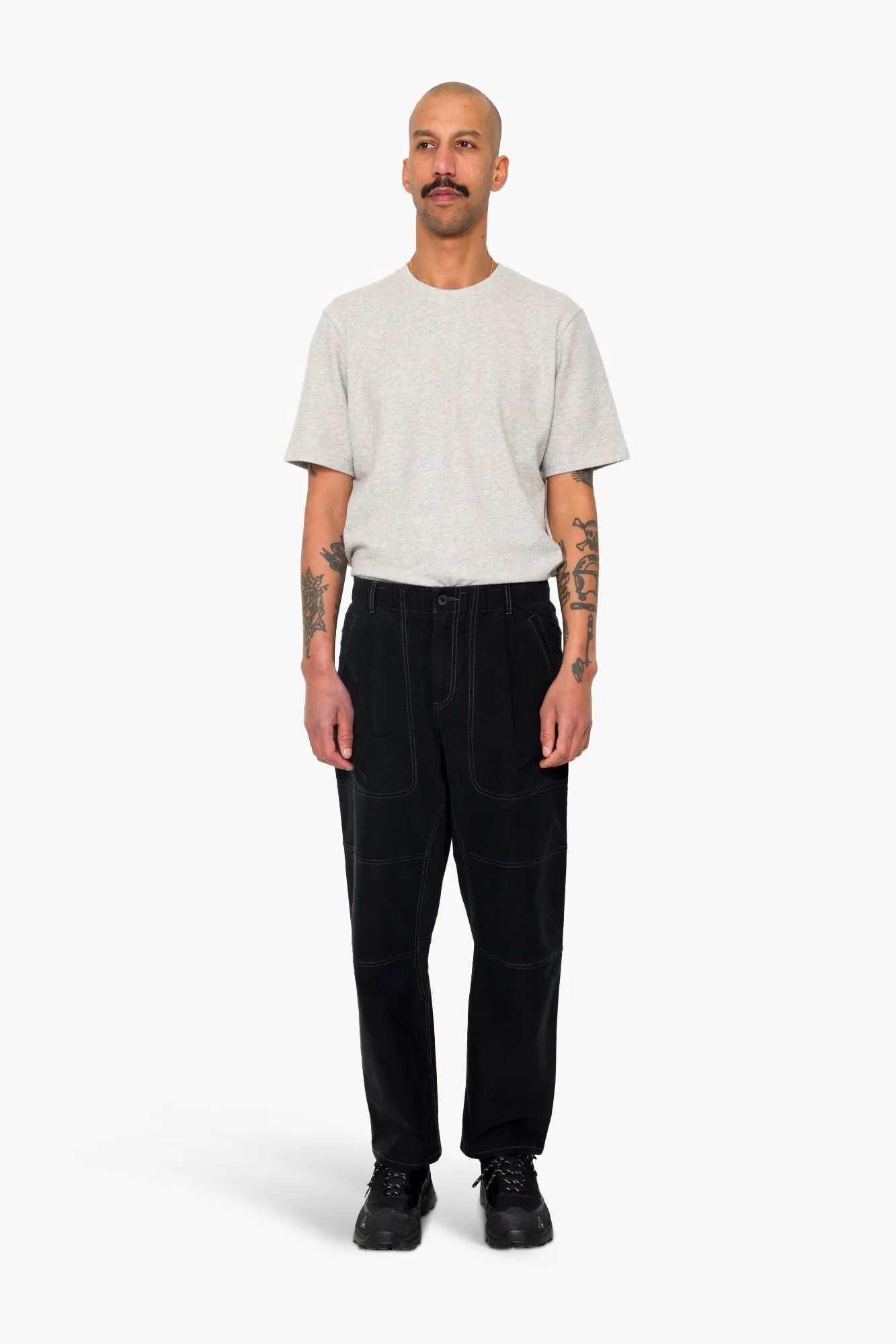 Assembly Utility Trouser - Black Brushed sold by Folk product image thumbnail 2