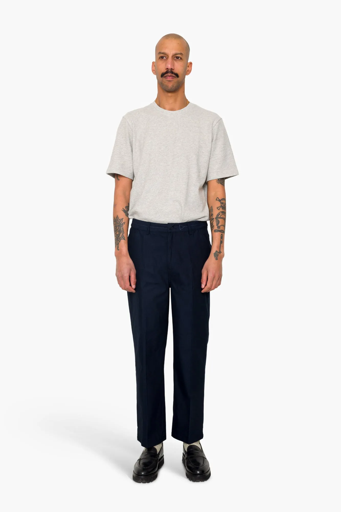 Anniversary Slim Leg Pant - Navy sold by Folk product image thumbnail 2