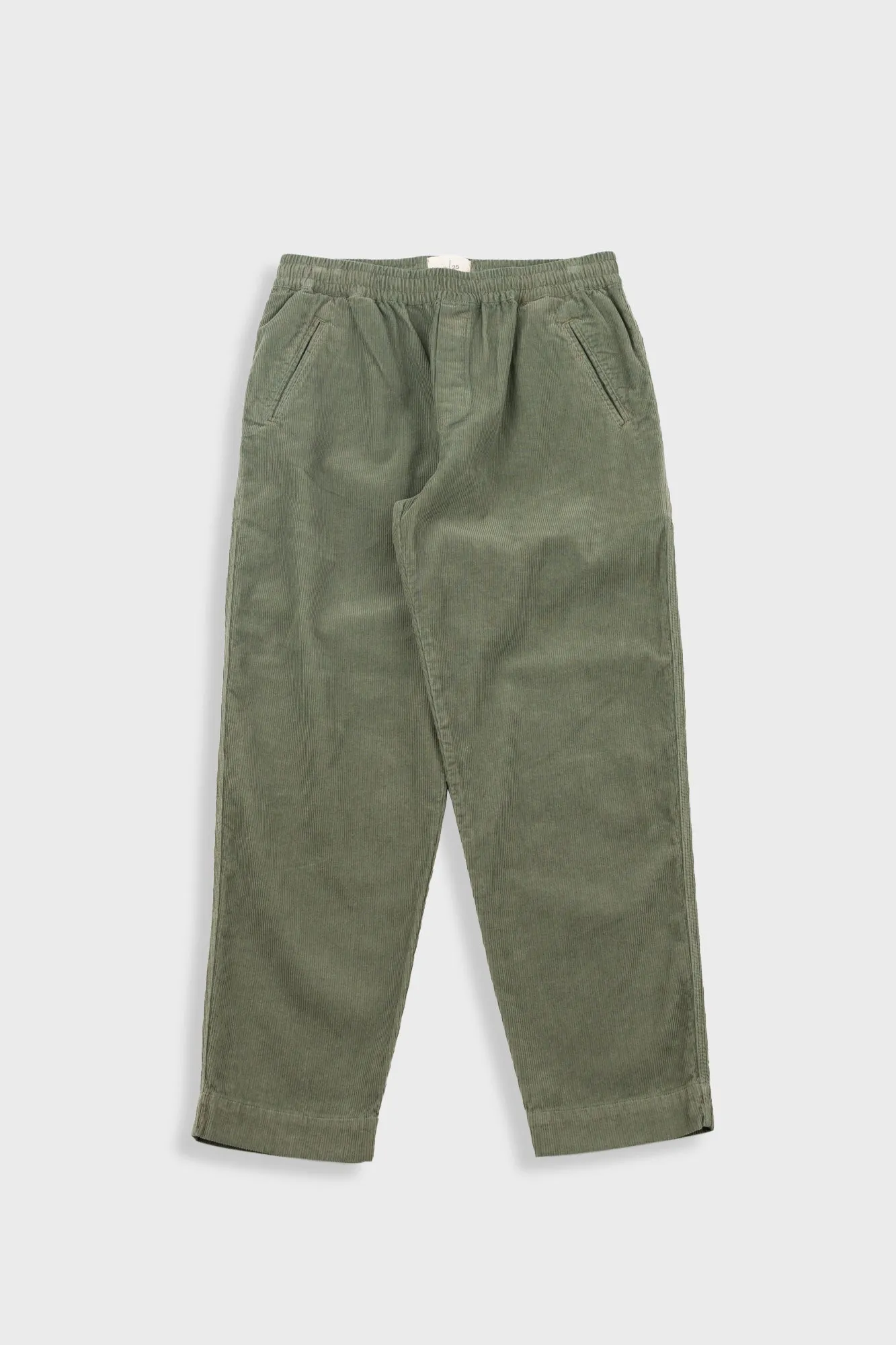 Drawcord Assembly Pant - Dark Olive Cord sold by Folk