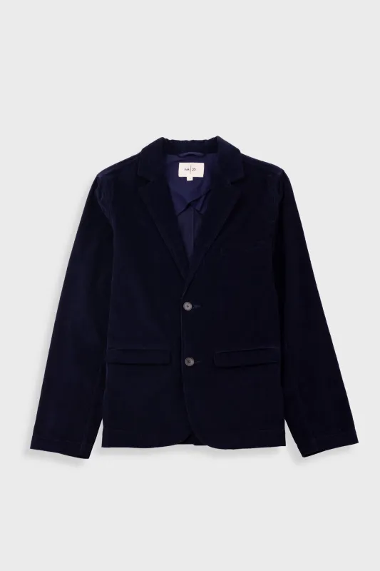 Assembly Blazer - Midnight Navy Cord made by Folk