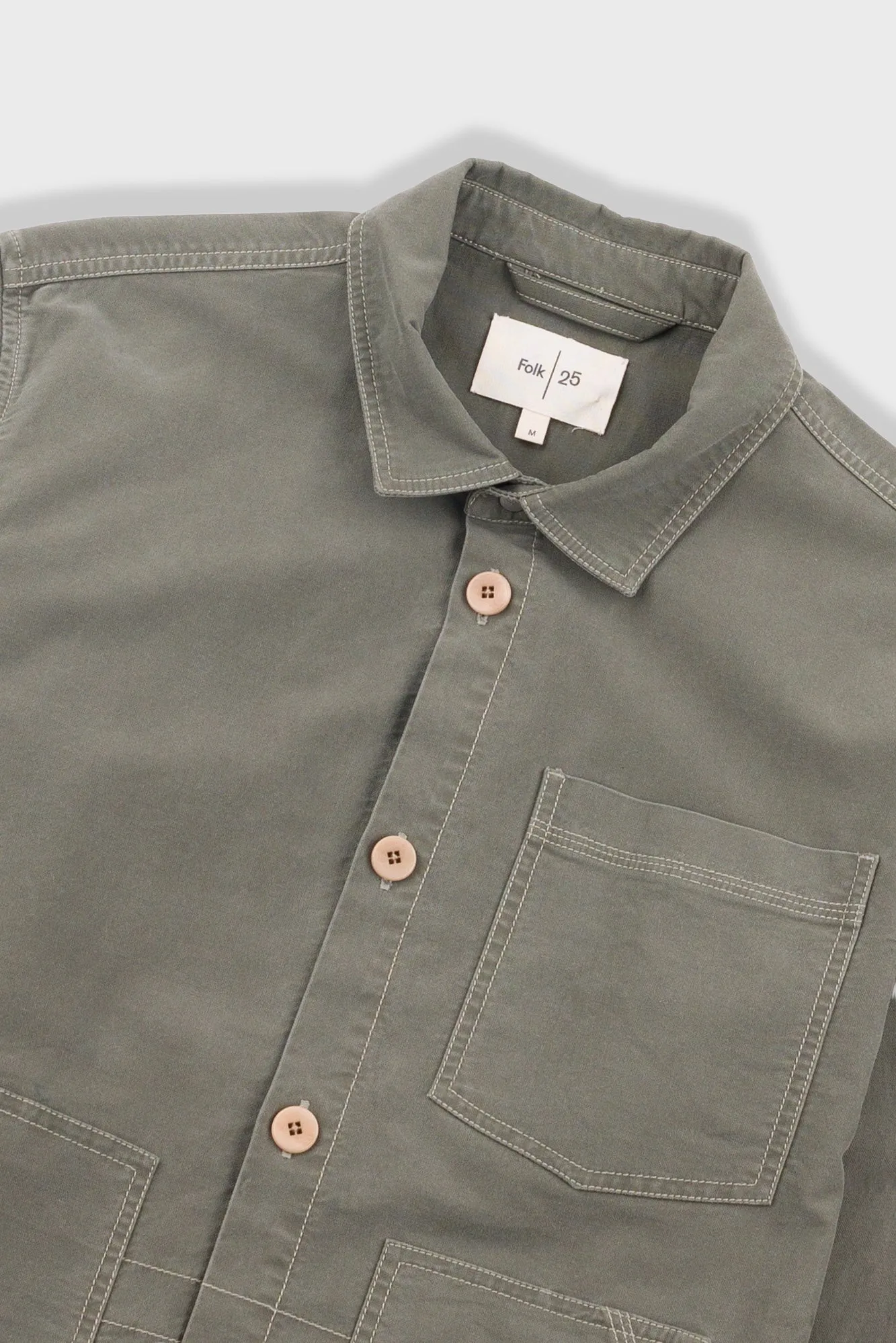 Assembly Utility Jacket - Olive Brushed sold by Folk product image thumbnail 5