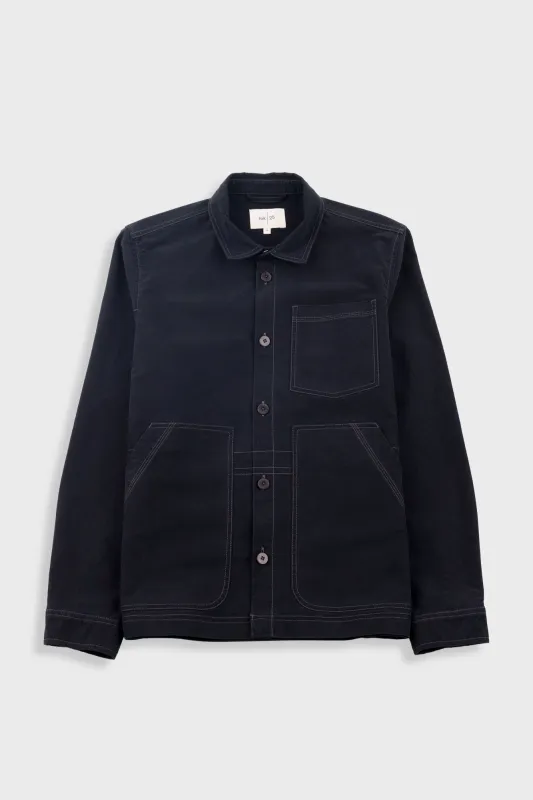 Assembly Utility Jacket - Black Brushed made by Folk