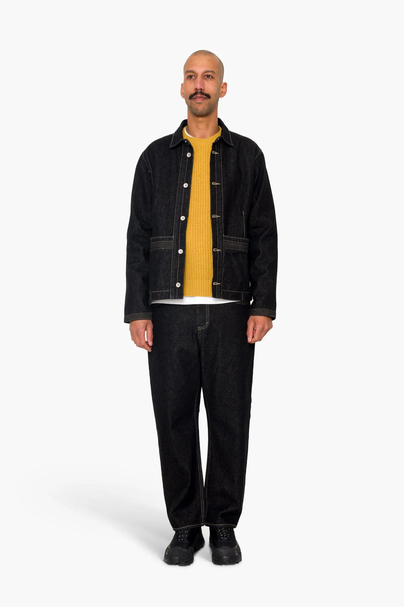 Anniversary Jacket - Black Denim sold by Folk product image thumbnail 2