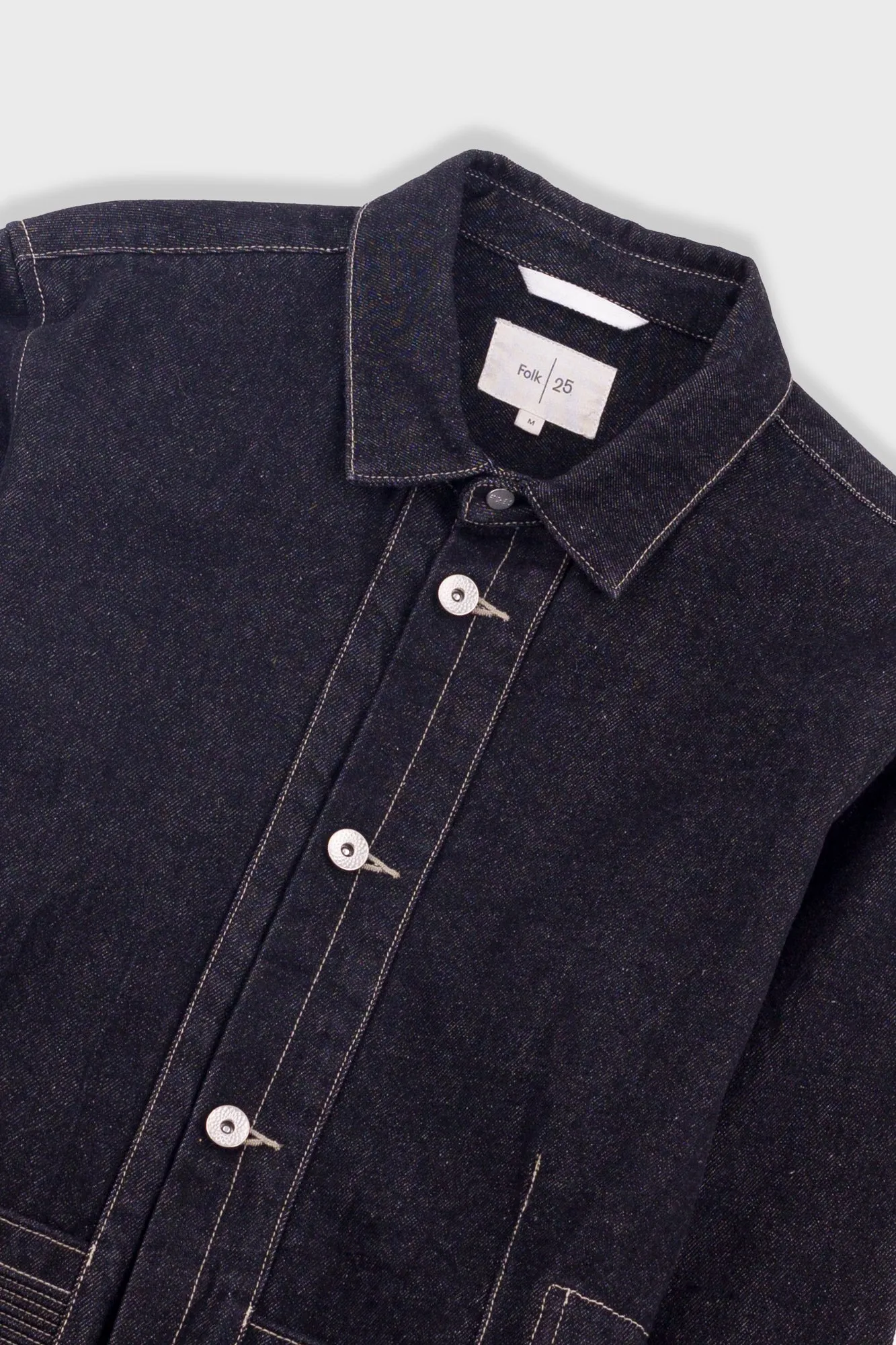 Anniversary Jacket - Black Denim sold by Folk product image thumbnail 5