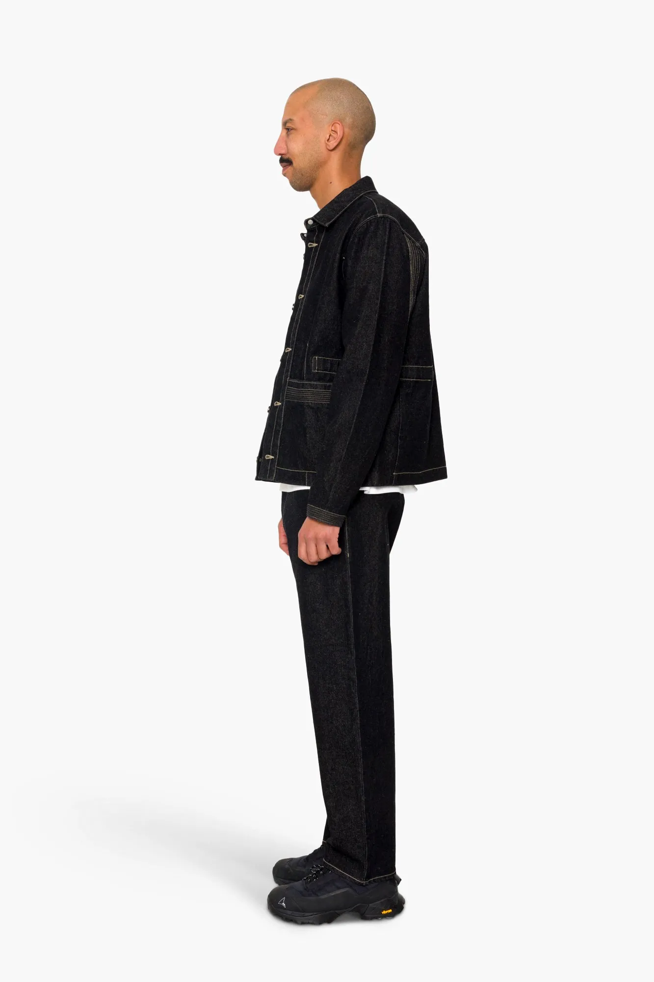 Anniversary Jacket - Black Denim sold by Folk product image thumbnail 4