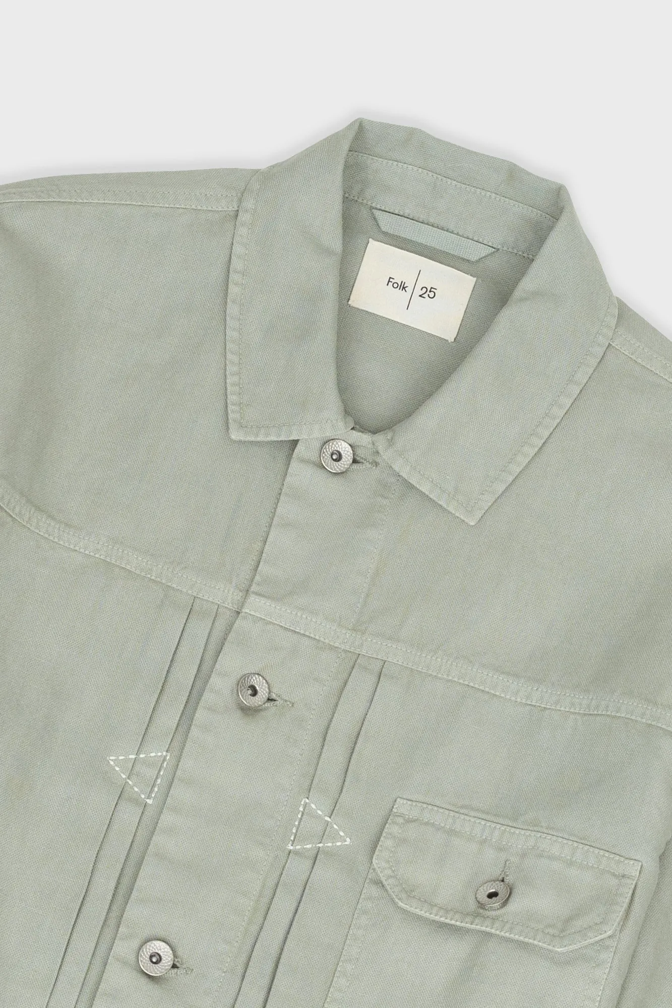 Trucker Jacket - Light Sage sold by Folk product image thumbnail 5