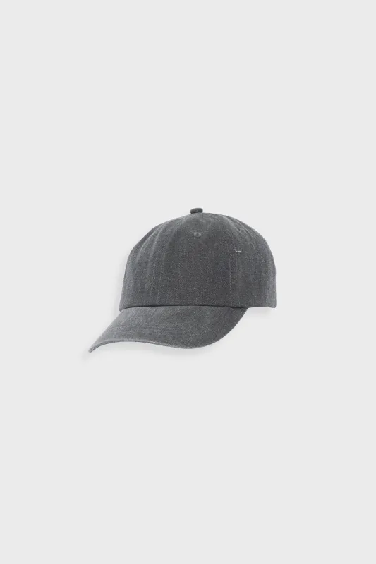 Herringbone Cap - Charcoal sold by Folk