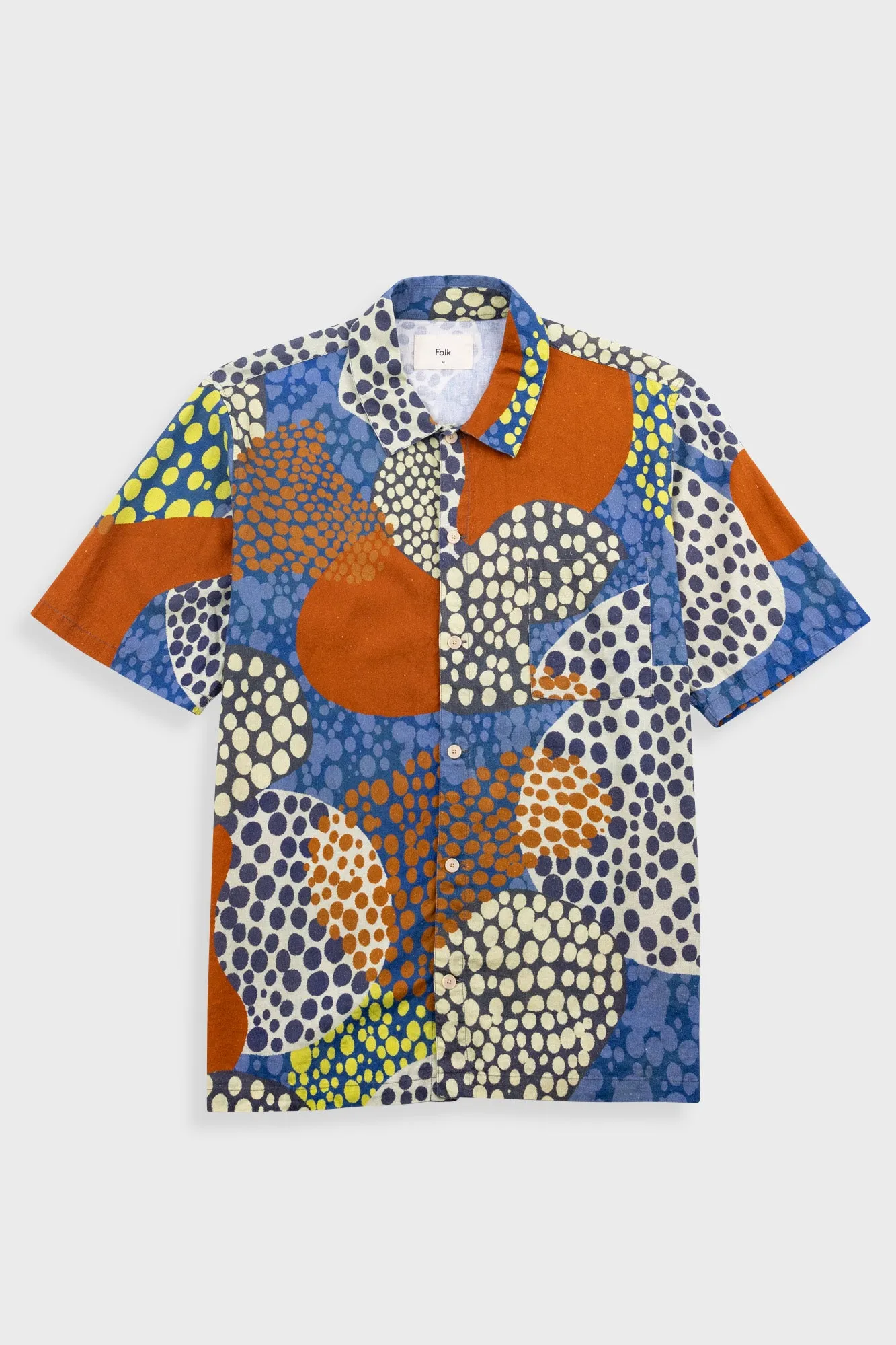 Gabe Shirt - Dot Print Red Multi sold by Folk