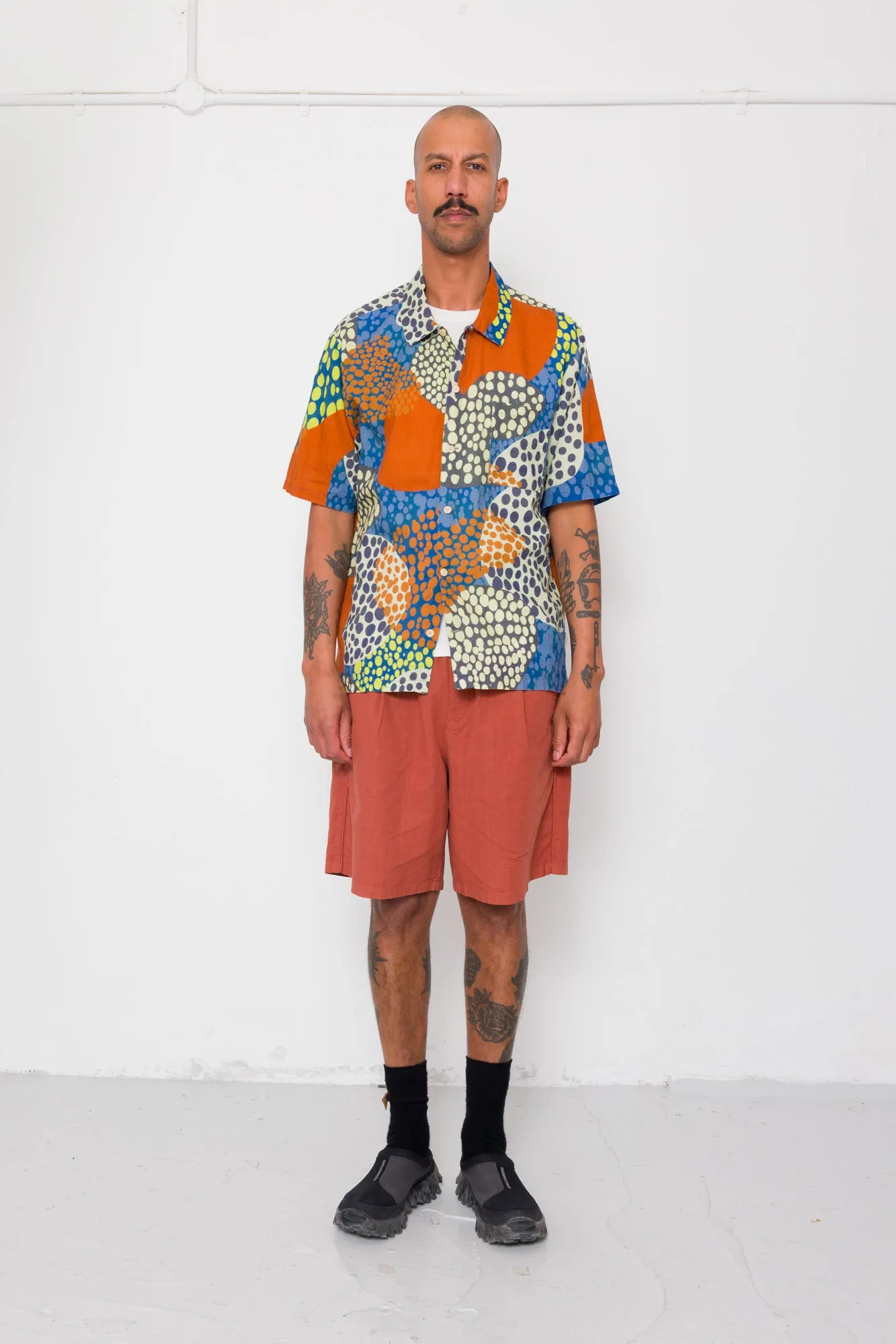 Gabe Shirt - Dot Print Red Multi sold by Folk product image thumbnail 2