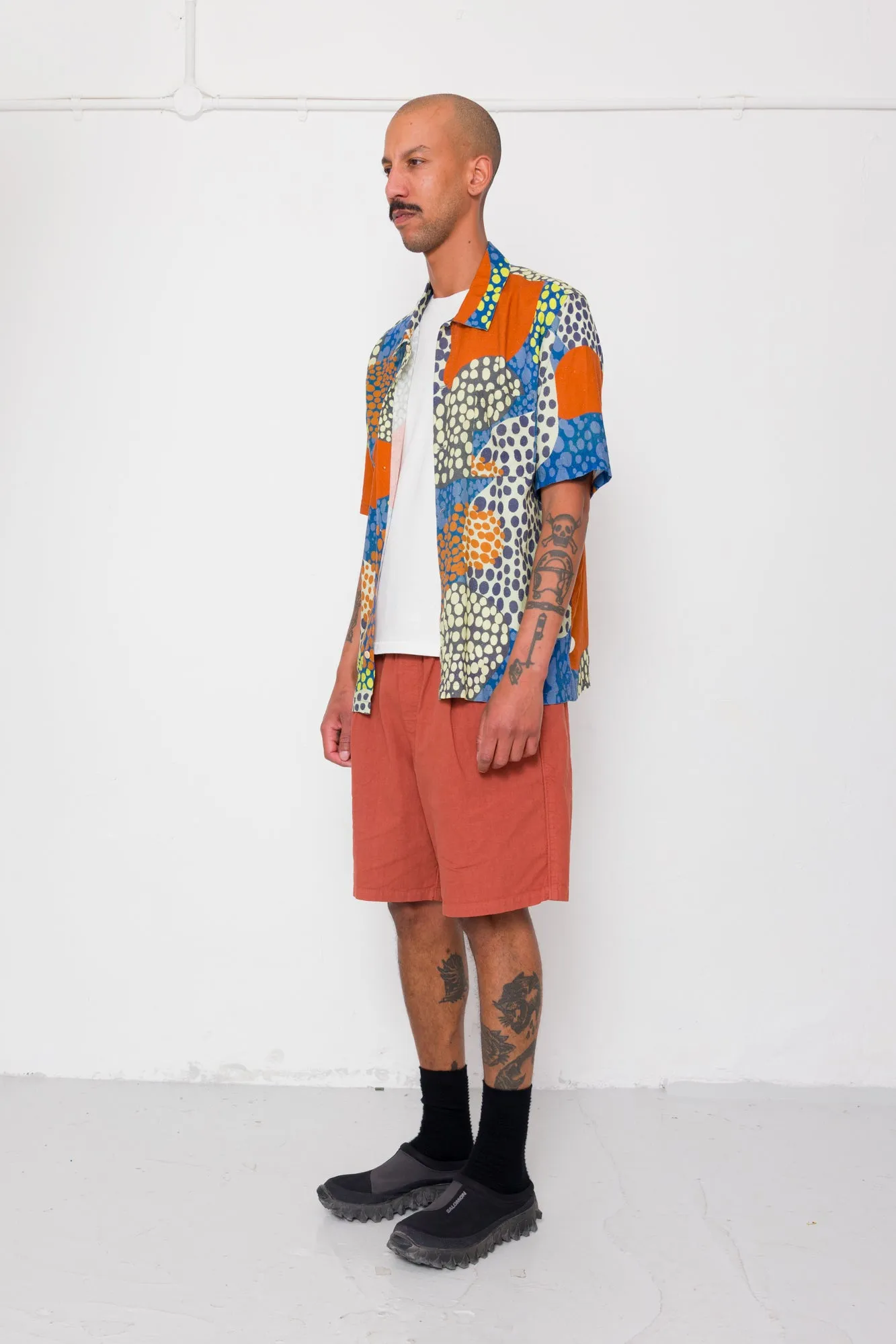 Gabe Shirt - Dot Print Red Multi sold by Folk product image thumbnail 4