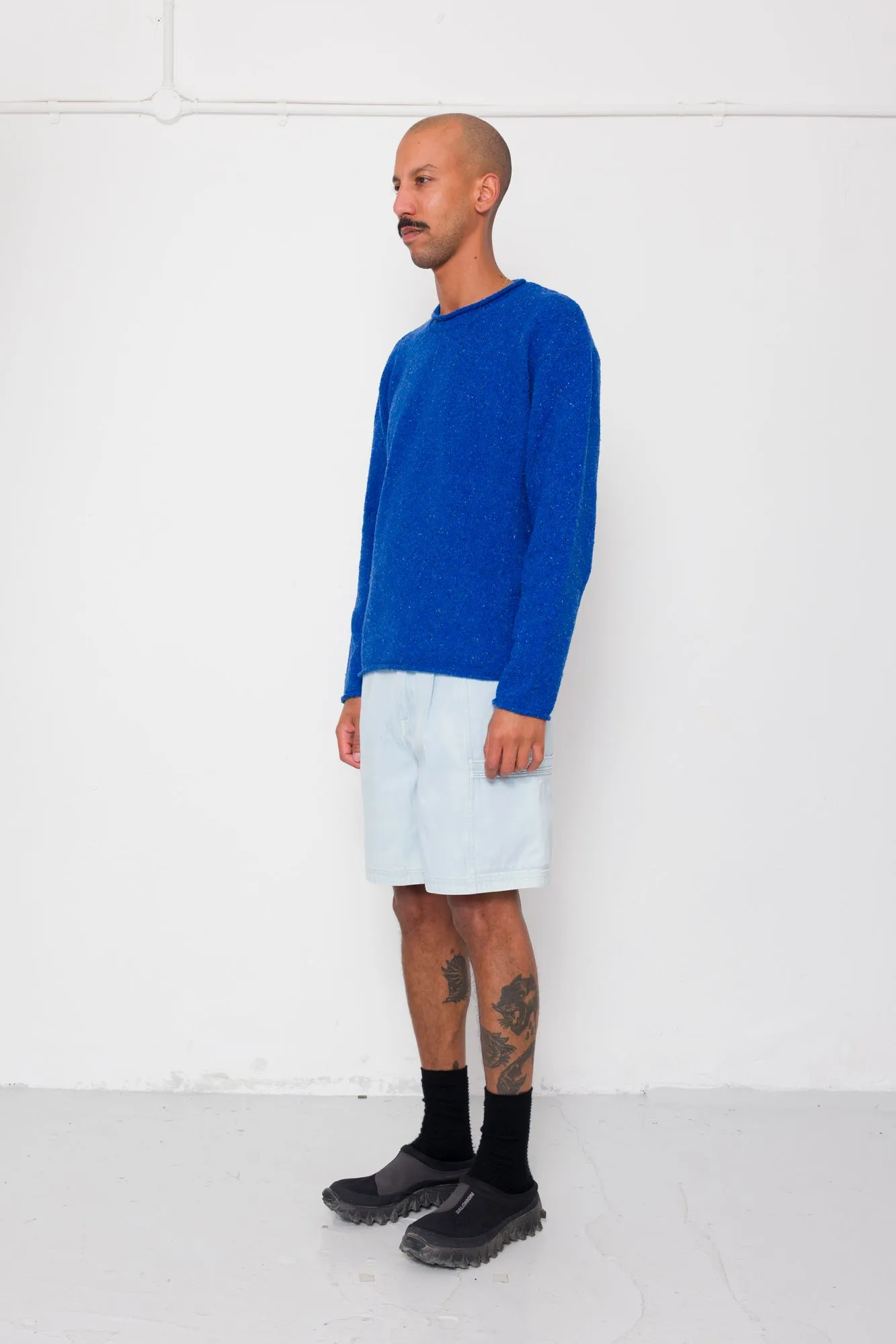 Slouch Crew - Bright Blue sold by Folk product image thumbnail 4