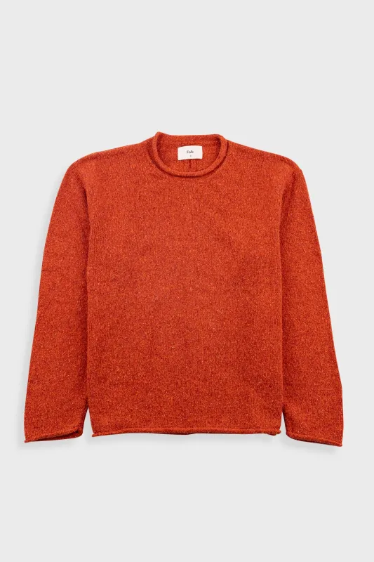 Slouch Crew - Red Oxide made by Folk