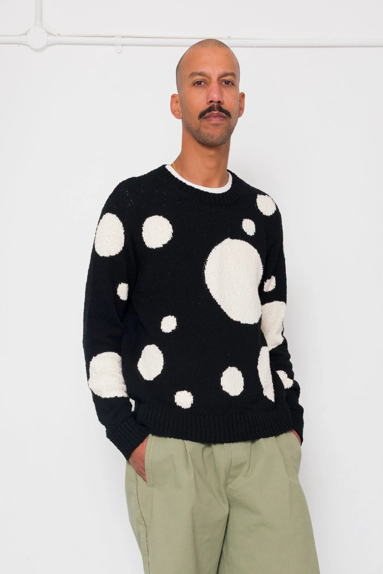 Chain Crew - Black / White Dot sold by Folk product image thumbnail 3