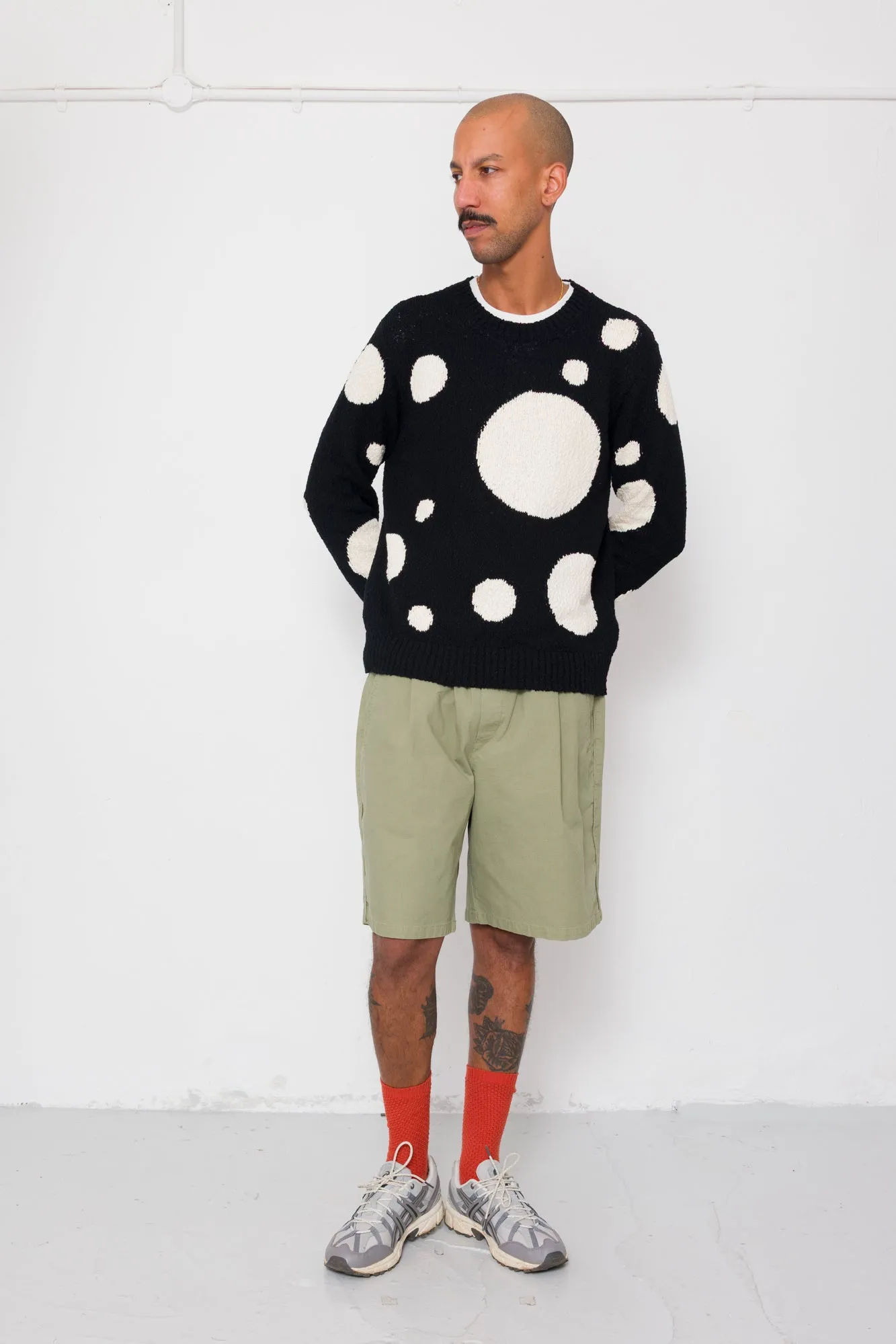 Chain Crew - Black / White Dot sold by Folk product image thumbnail 2