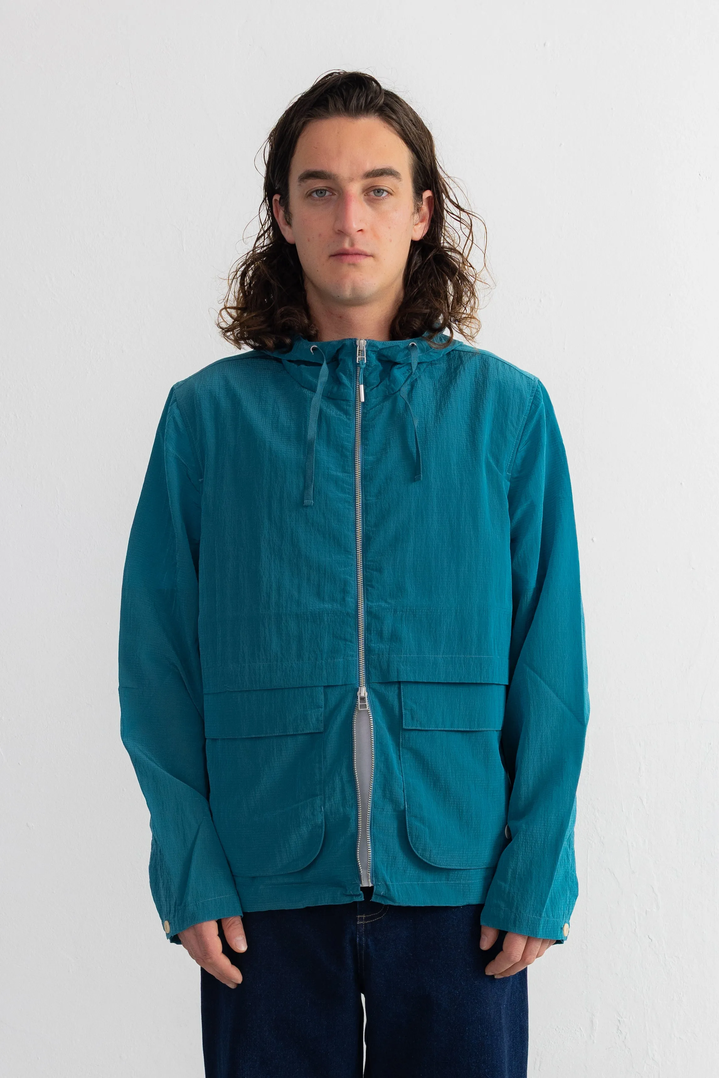 Featherweight Jacket - Ocean Blue Mini Ripstop sold by Folk