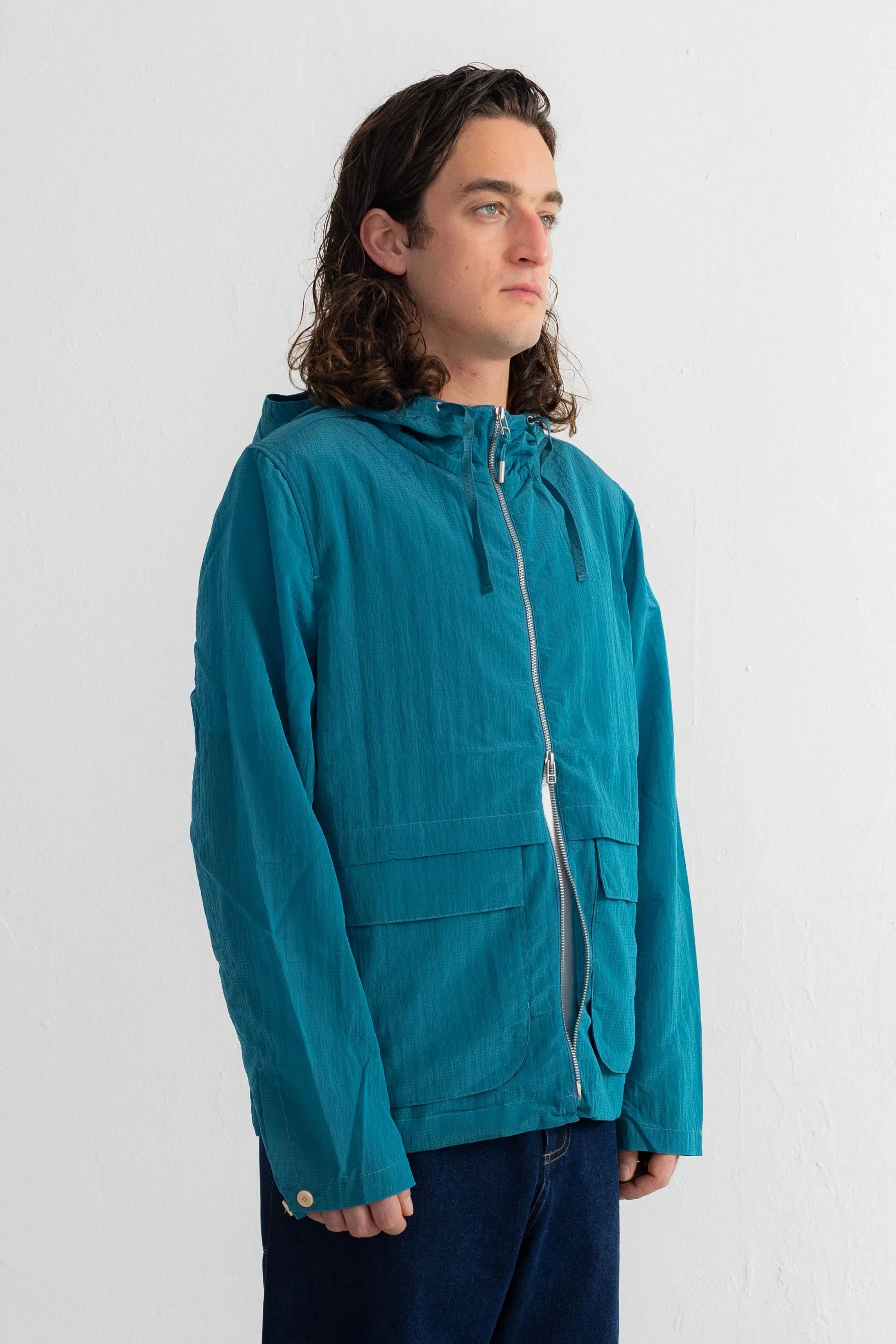 Featherweight Jacket - Ocean Blue Mini Ripstop sold by Folk product image thumbnail 5