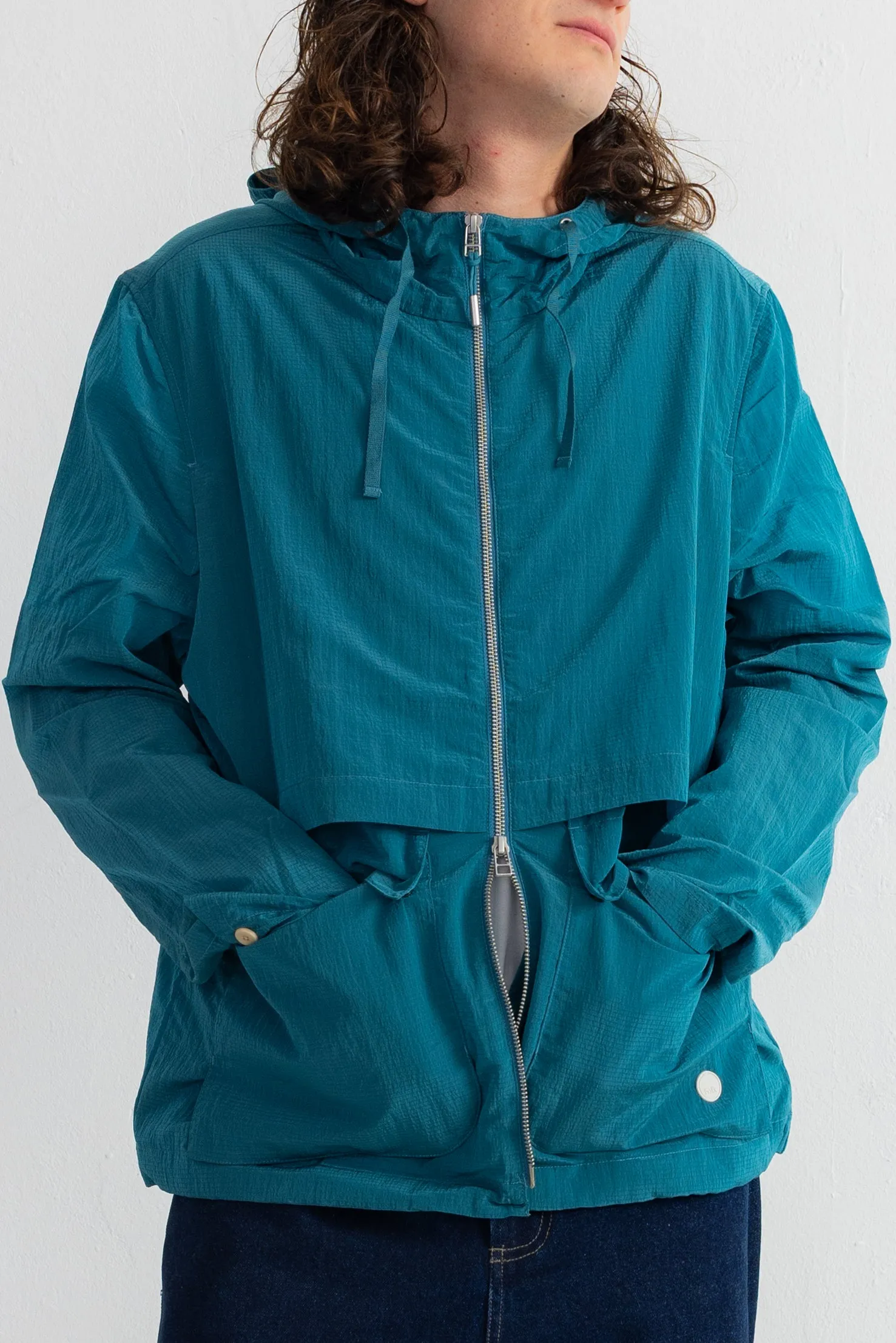 Featherweight Jacket - Ocean Blue Mini Ripstop sold by Folk product image thumbnail 3