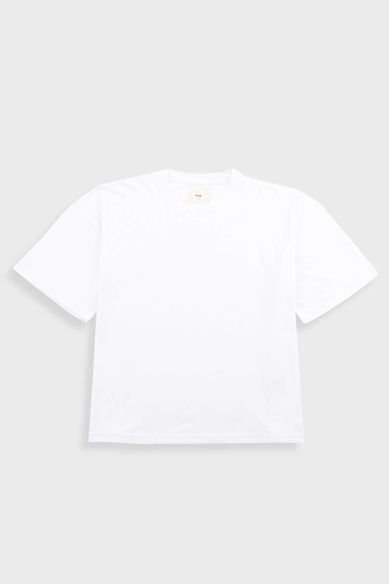 Oversized T-Shirt - White Slub sold by Folk