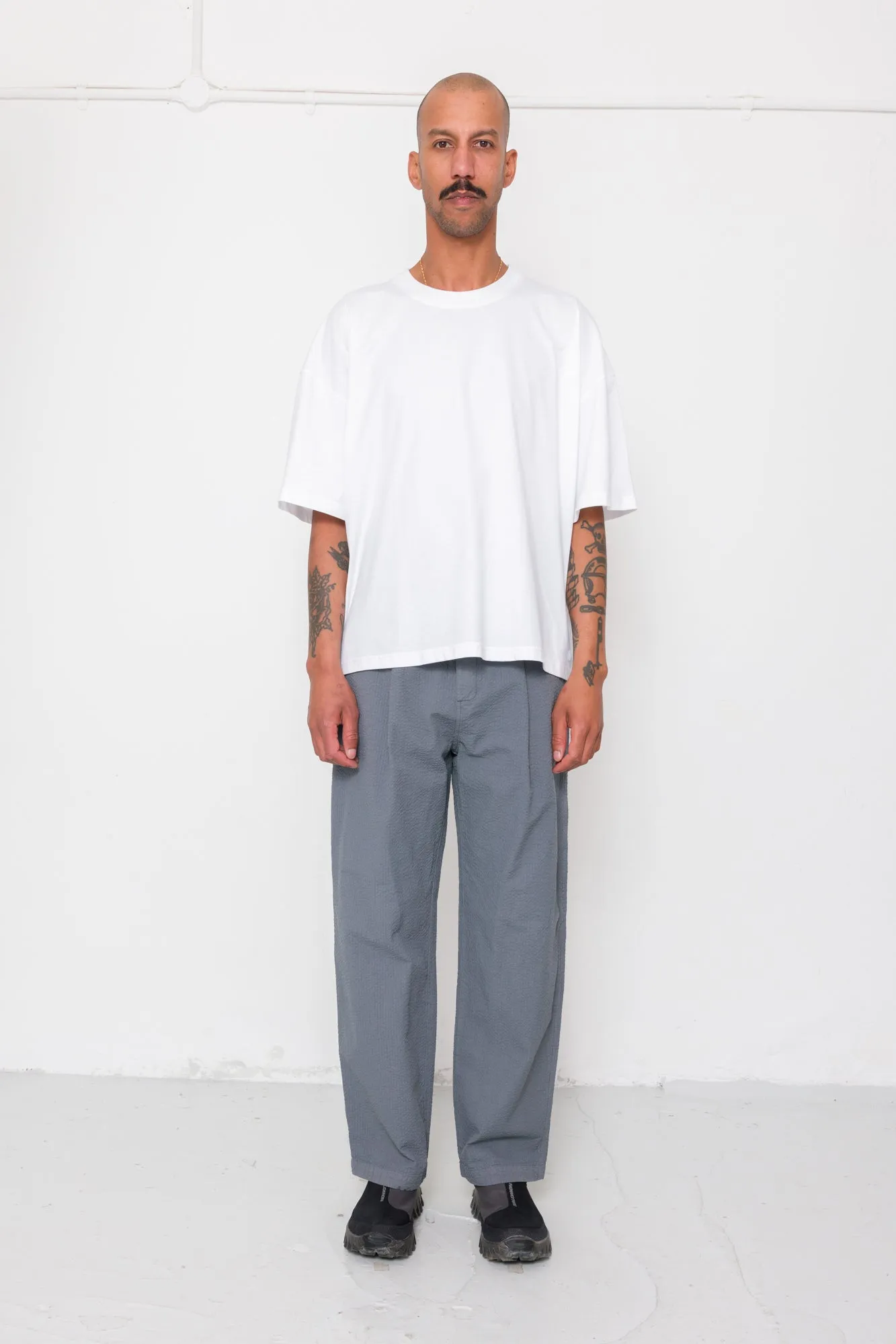 Oversized T-Shirt - White Slub sold by Folk product image thumbnail 2