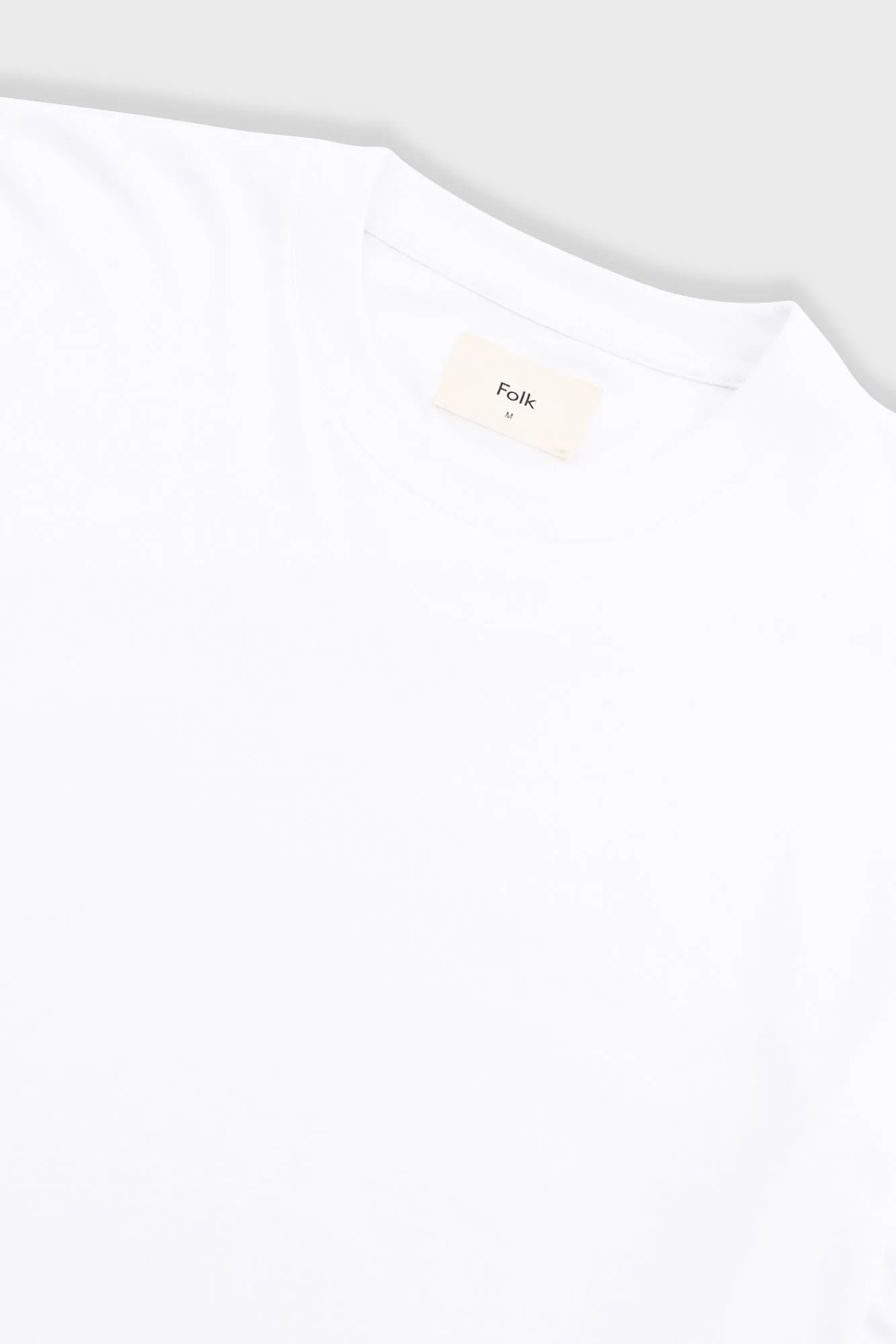 Oversized T-Shirt - White Slub sold by Folk product image thumbnail 5