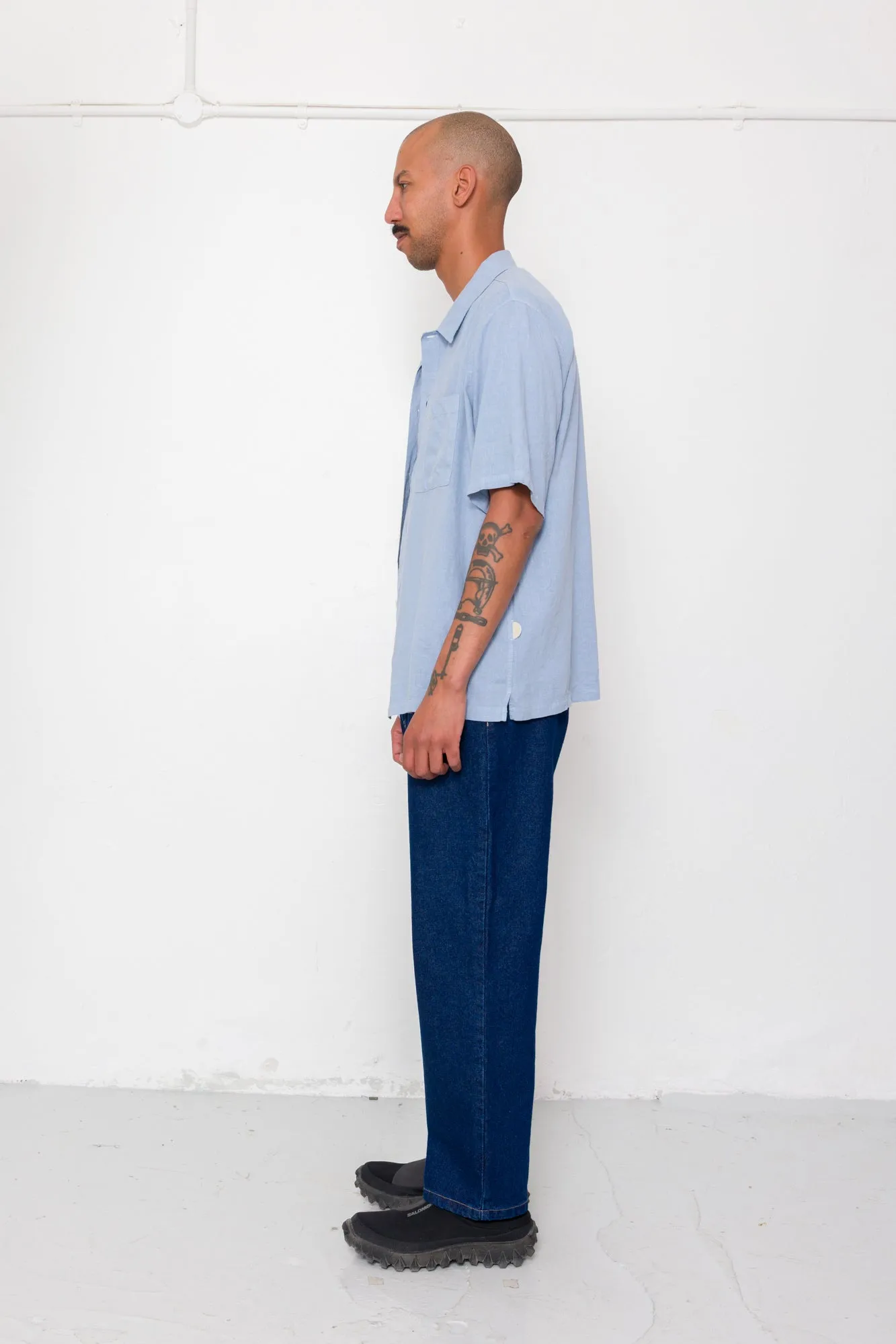 Gabe Shirt - Soft Blue sold by Folk product image thumbnail 4