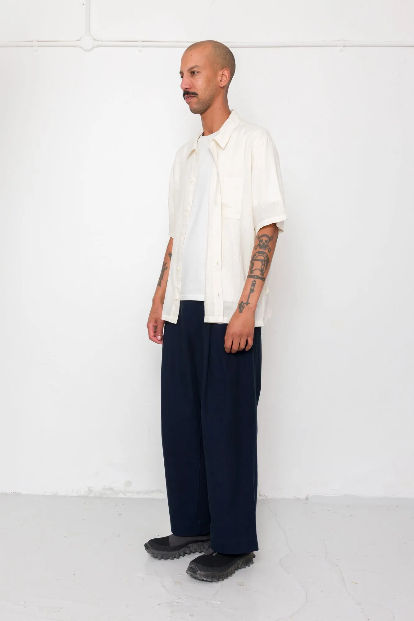 Gabe Shirt - Ecru sold by Folk product image thumbnail 3