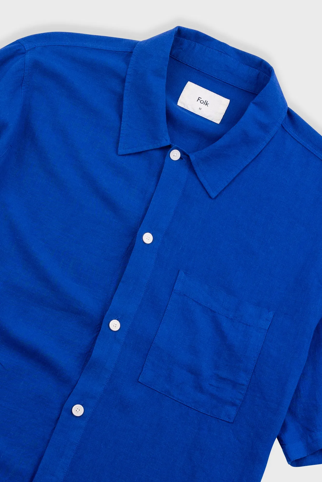 Gabe Shirt - Bright Blue sold by Folk product image thumbnail 5
