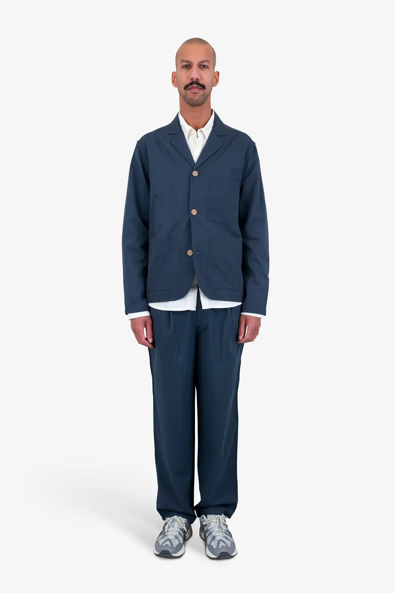 Wide Fit Blazer - Slate sold by Folk product image thumbnail 2