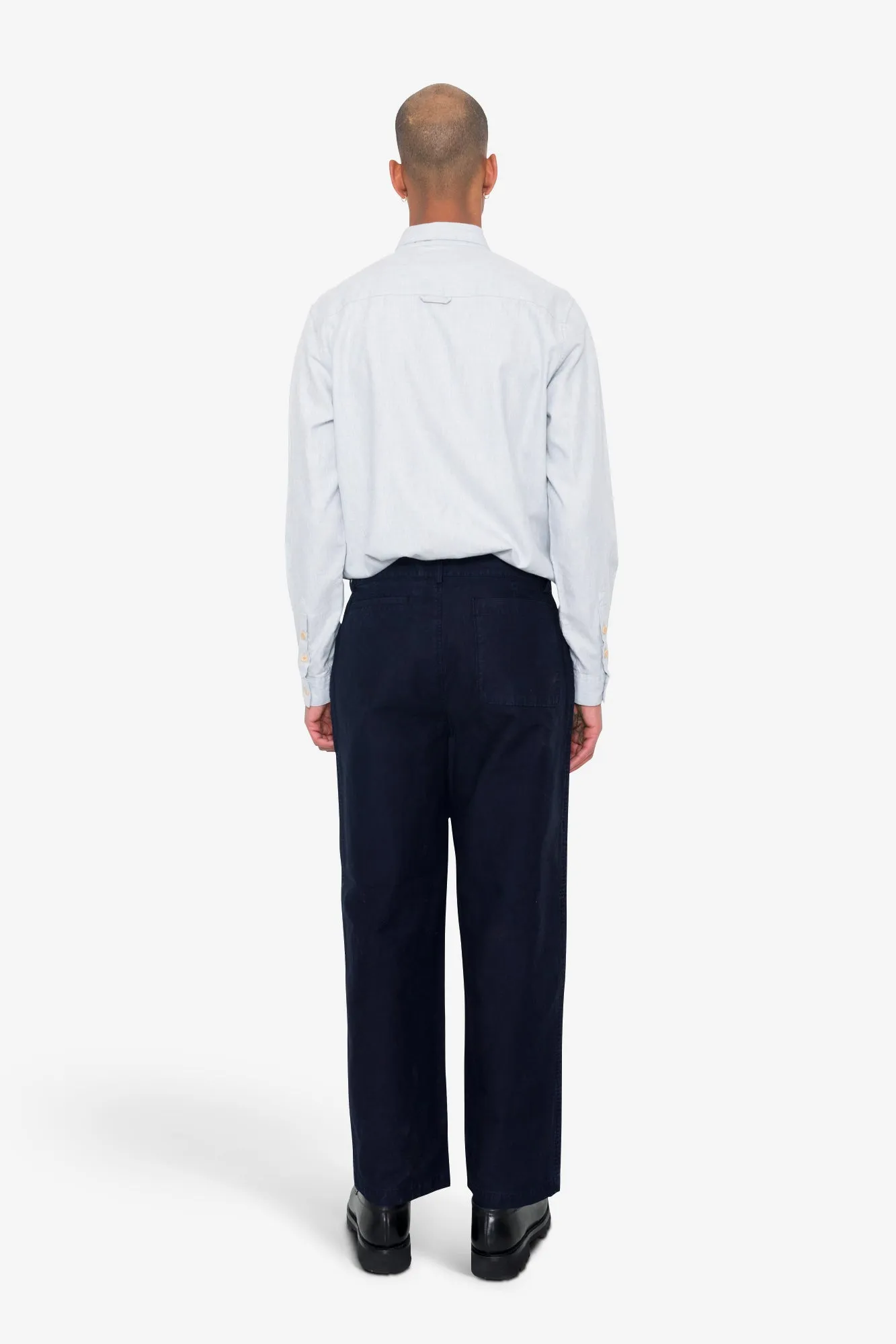 Wide Fit Trouser - Ink sold by Folk product image thumbnail 4