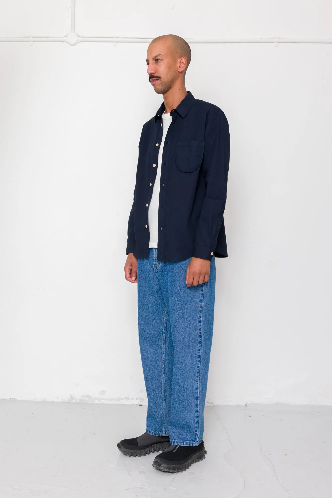 Curve Shirt - Deep Navy sold by Folk product image thumbnail 3